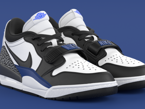 Air Legacy 312 Low Game Royal 3D Model