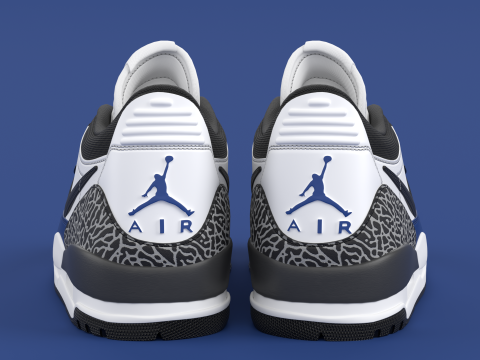 Air Legacy 312 Low Game Royal 3D Model