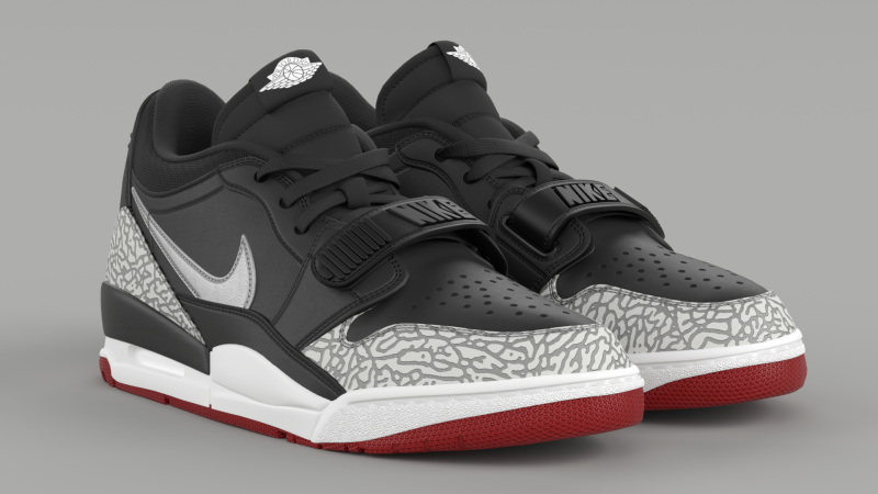 Air Legacy 312 Low Metallic Silver 3Dモデル .c4d .max .obj .3ds .fbx .stl .blend 