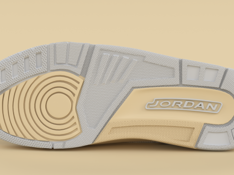 Air Legacy 312 Low Football Grey 3Dモデル