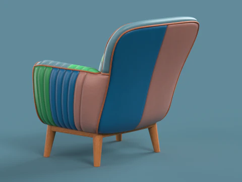 PoltronaSof&aacute; 07 Modelo 3D