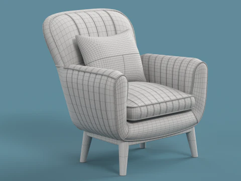 PoltronaSof&aacute; 07 Modelo 3D