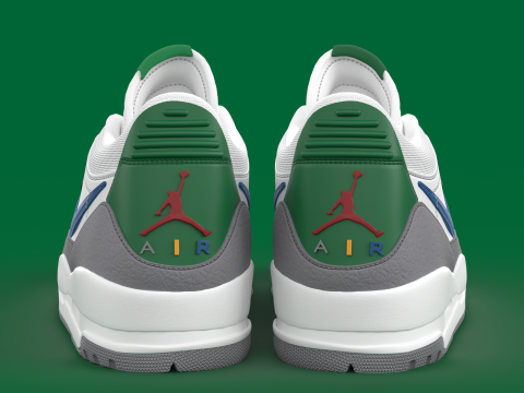 Air Legacy 312 Low Pine Green 3D Модель
