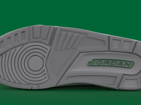 Air Legacy 312 Low Pine Green 3D Модель