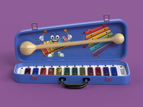 Toy 7 Xylophone Music Toy for kids Modelo 3D
