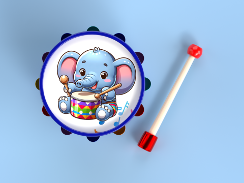 Toy 11 Drum Music Toy for kids Modelo 3D