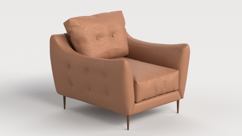 Chair 8 Leather Armchair Sofa 3D Modell .c4d .max .obj .3ds .fbx .stl .blend 