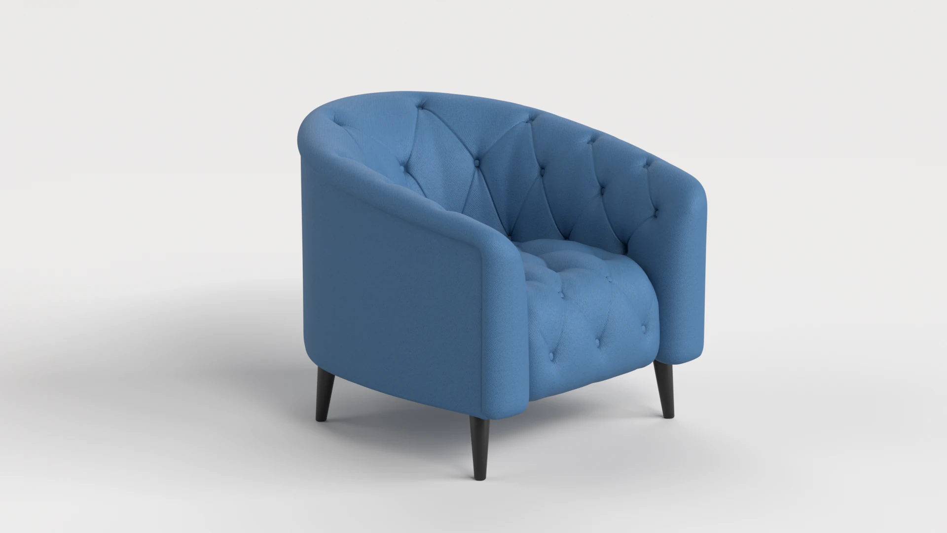 Chair 9 Armchair Sofa Chesterfield 3D Model .c4d .max .obj .3ds .fbx .stl .blend