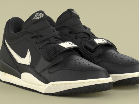 Air Legacy 312 Low black Phantom 3Dモデル