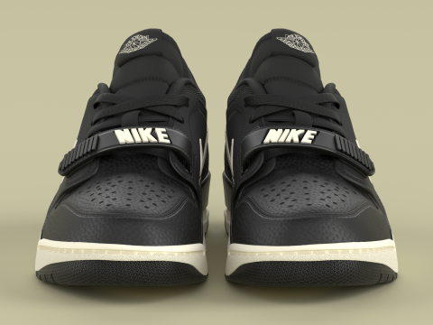 Air Legacy 312 Low black Phantom 3D 모델