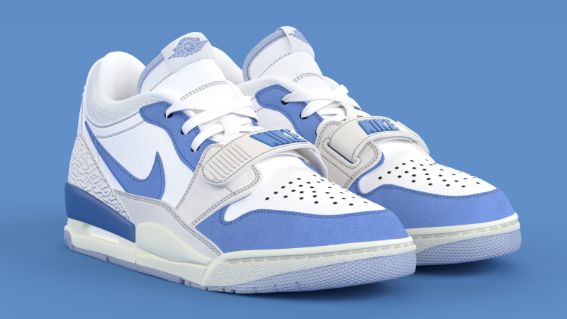Air Legacy 312 Low Legend Blue Model 3D .c4d .max .obj .3ds .fbx .stl .blend