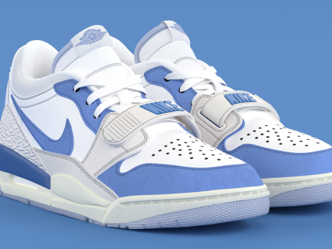 Air Legacy 312 Low Legend Blue 3D Model