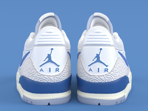 Air Legacy 312 Low Legend Blue Model 3D
