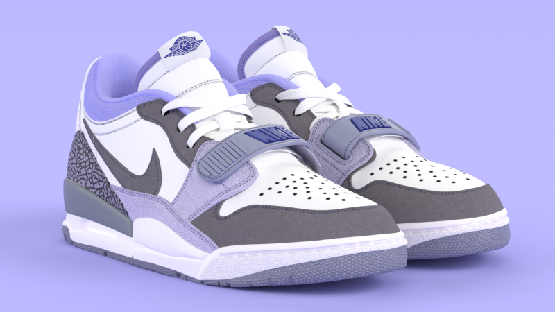 Ai Legacy 312 Low Purple Comet 3D 모델 .c4d .max .obj .3ds .fbx .stl .blend 