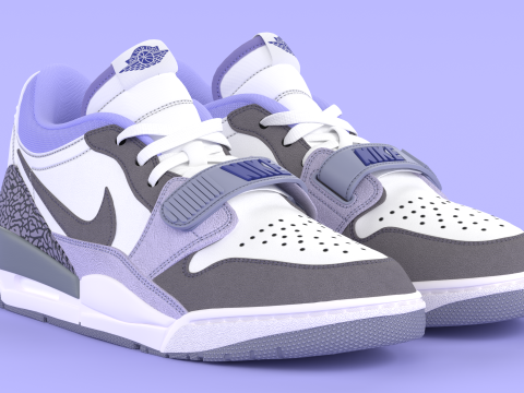 Ai Legacy 312 Low Purple Comet 3D Model