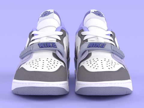 Ai Legacy 312 Low Purple Comet 3D 모델