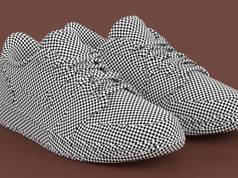Air Jrdan 1 Low Method of Make Cacao Wow Metallic Gold 3D Model
