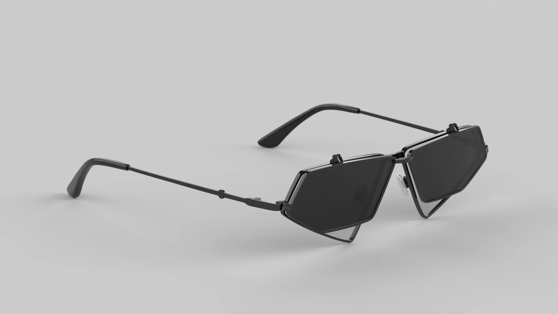 Milano Eyewear Glasses 3D Model .c4d .max .obj .3ds .fbx .stl .blend 
