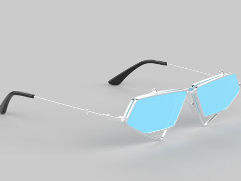 Milano Eyewear Glasses 3D Model