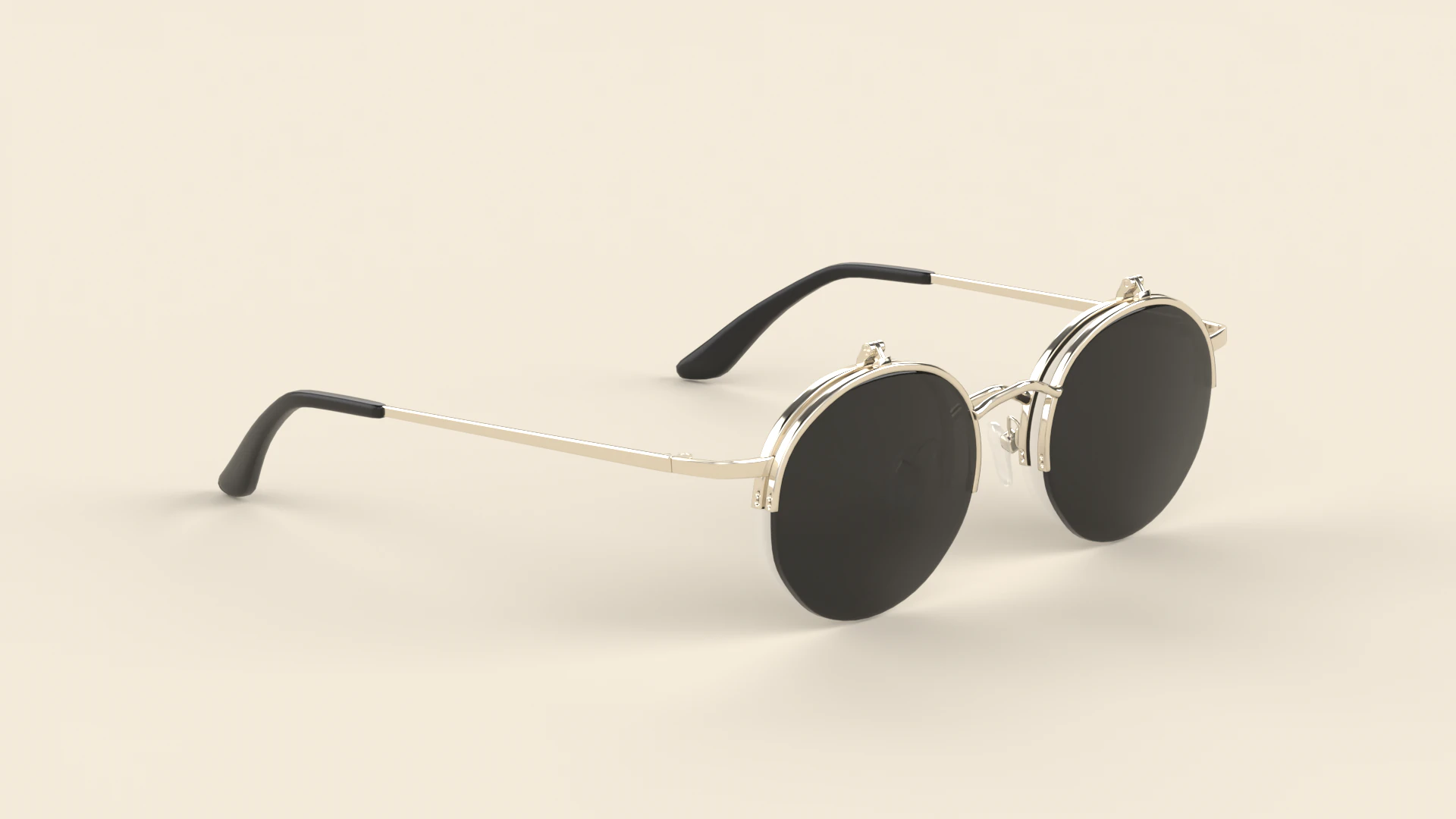 Palermo Eyewear Glasses 3D Model .c4d .max .obj .3ds .fbx .stl .blend
