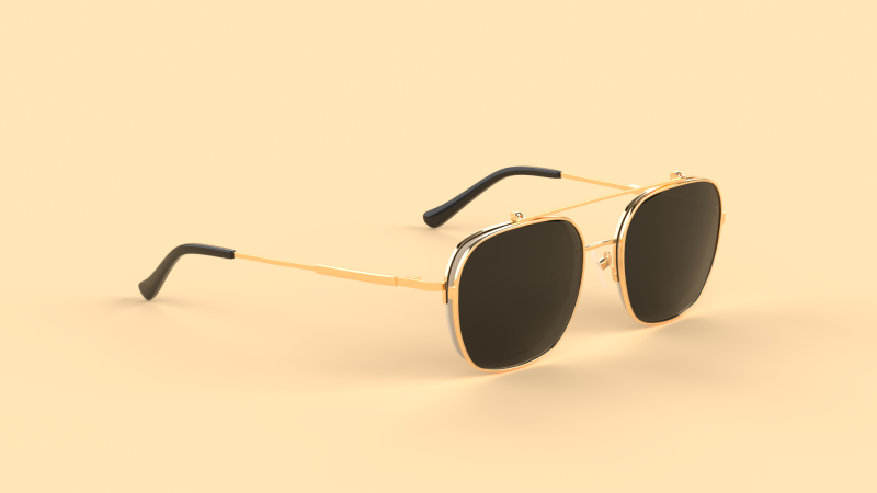 Verona Eyewear Glasses 3D Model .c4d .max .obj .3ds .fbx .stl .blend 