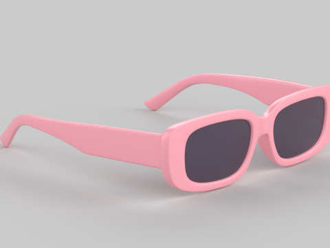 Classic Eyewear Glasses 3D 模型
