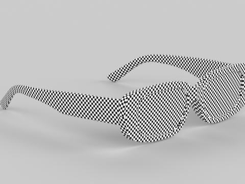 Classic Eyewear Glasses 3D 模型