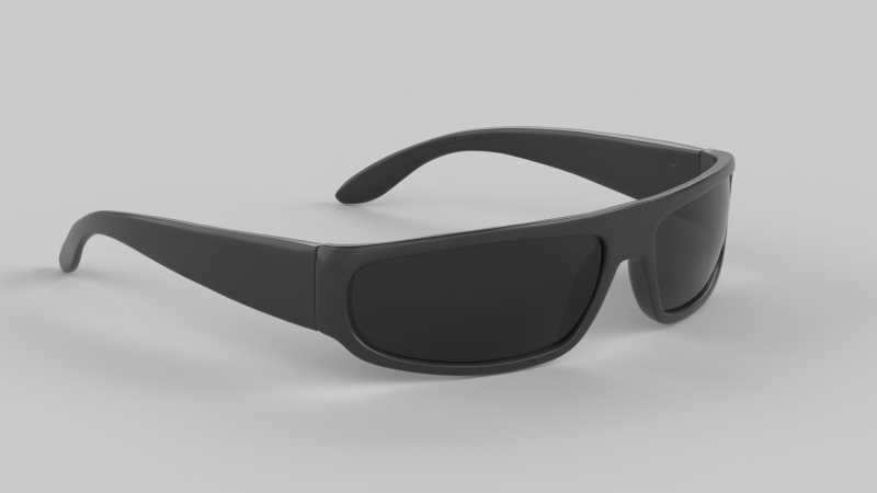 Punch Eyewear Glasses 3D Модель .c4d .max .obj .3ds .fbx .stl .blend 