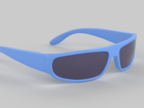Punch Eyewear Glasses 3D Модель