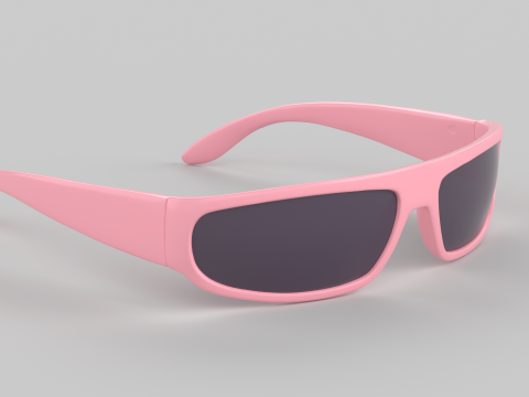 Punch Eyewear Glasses 3D Модель