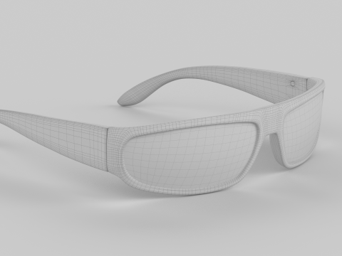 Punch Eyewear Glasses 3D Модель