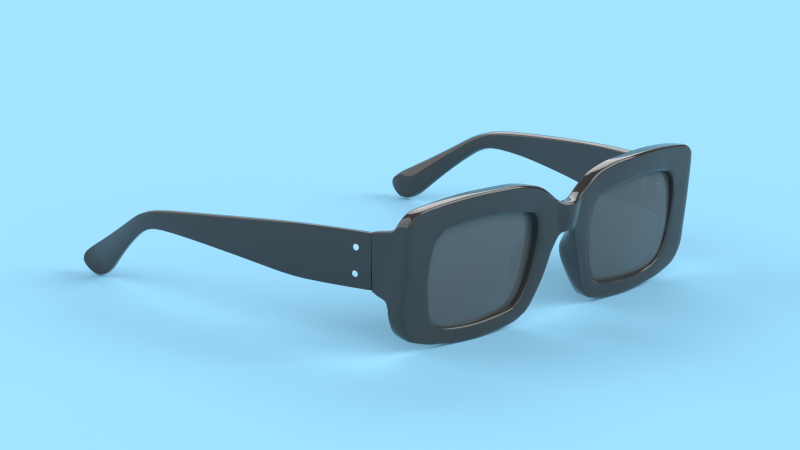 Brooklyn Eyewear Glasses 3D Модель .c4d .max .obj .3ds .fbx .stl .blend 