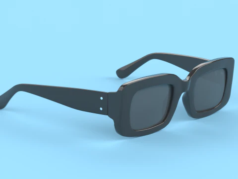 布鲁克林眼镜 眼镜 3D 模型