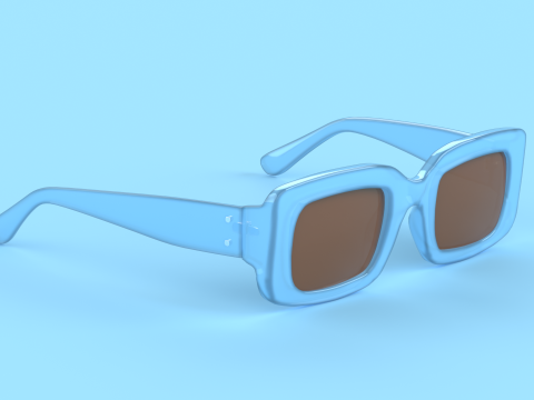 Brooklyn Eyewear Glasses 3D Модель