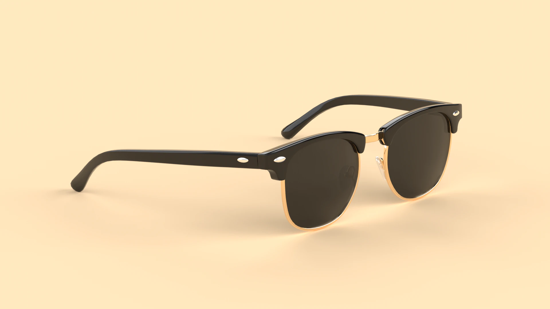 Carter Eyewear Glasses 3D Model .c4d .max .obj .3ds .fbx .stl .blend