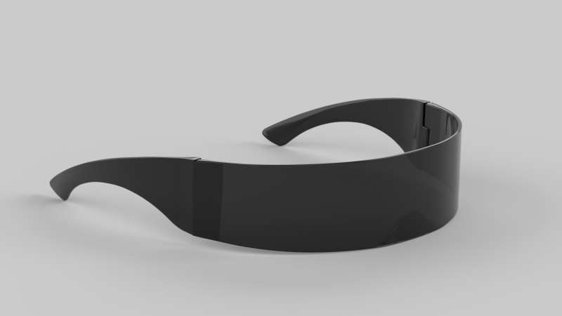 Megatron Eyewear Glasses Modello 3D .c4d .max .obj .3ds .fbx .stl .blend 