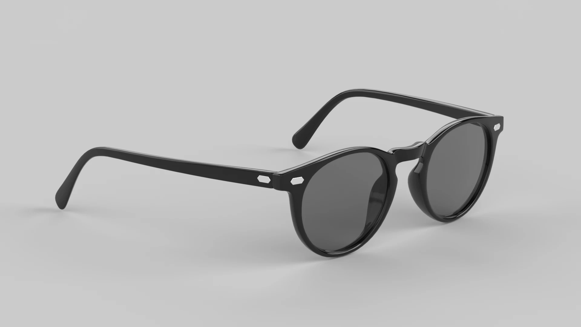 Peter Eyewear Glasses 3D Model .c4d .max .obj .3ds .fbx .stl .blend 