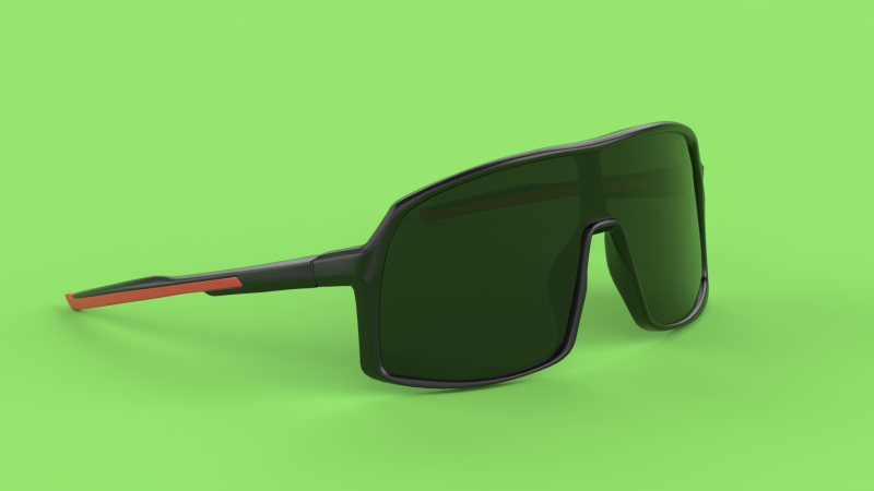 The Alpha Eyewear Glasses 3D Model .c4d .max .obj .3ds .fbx .stl .blend 