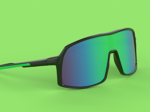 The Alpha Eyewear Glasses 3D Model