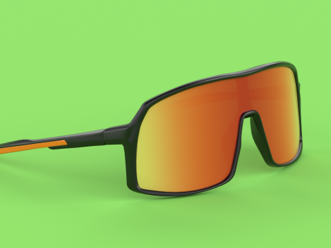 The Alpha Eyewear Glasses 3D Model