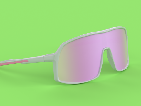 The Alpha Eyewear Glasses 3D Model