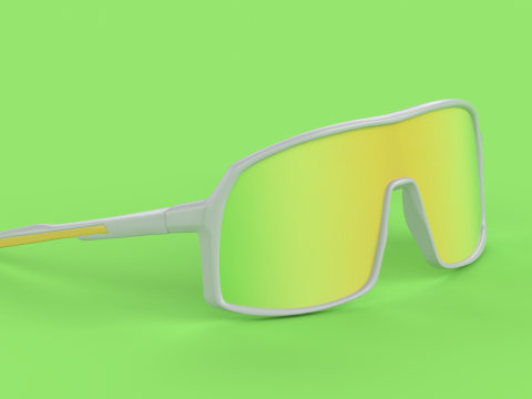 The Alpha Eyewear Glasses 3D Model