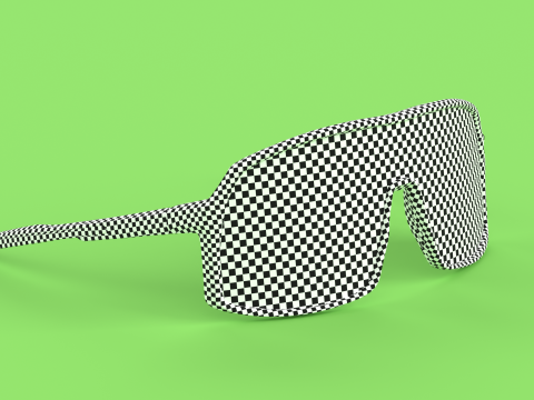 The Alpha Eyewear Glasses 3D Model
