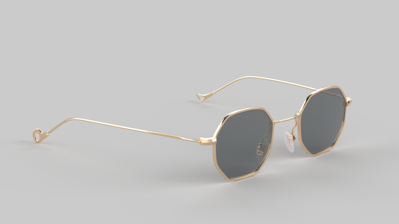 The Arlo Eyewear Glasses 3D Model .c4d .max .obj .3ds .fbx .stl .blend