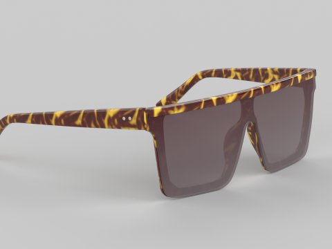 The Glam Eyewear Glasses Modelo 3D