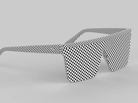 The Glam Eyewear Glasses 3D Model