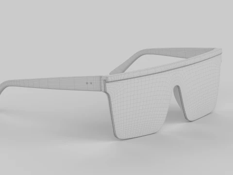 The Glam Eyewear Glasses 3D Model