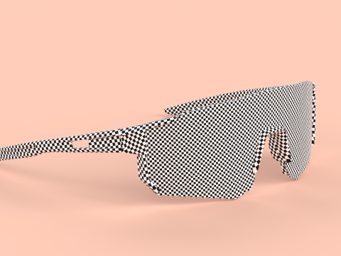 रश आईवियर चश्मा 3D मॉडल