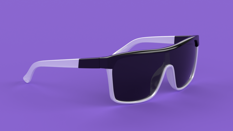 The Viper Eyewear Glasses 3D Модель .c4d .max .obj .3ds .fbx .stl .blend 