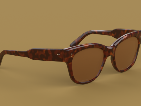Glamour Eyewear Glasses 3D 模型